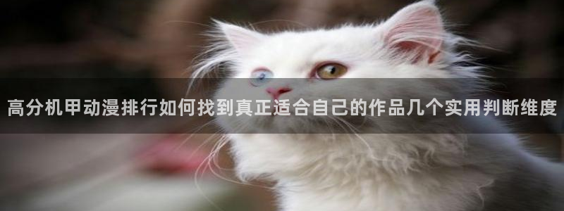 YY漫画分类排行:高分机甲动漫排行如何找到真正适合自己的作品几个实用判断维度配图